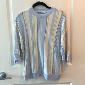 Mango Striped Top Size XS